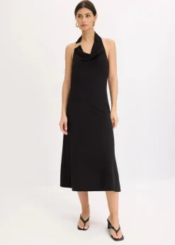 Midikleid mit dekorativem Metall-Detail