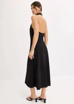 Midikleid mit dekorativem Metall-Detail