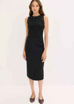 Midikleid mit Nieten