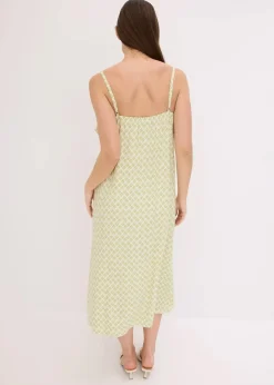 Midikleid mit Rüsche