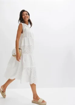 Midikleid mit Spitze