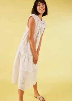 Midikleid mit Spitze