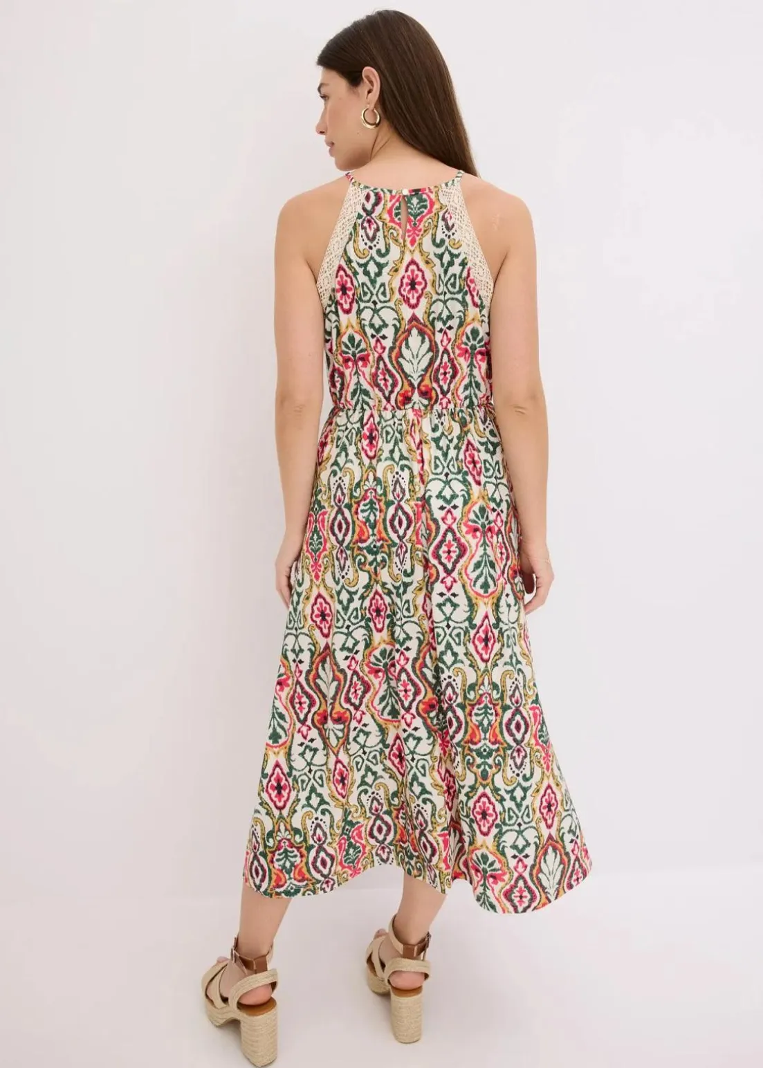 Midikleid mit Spitze