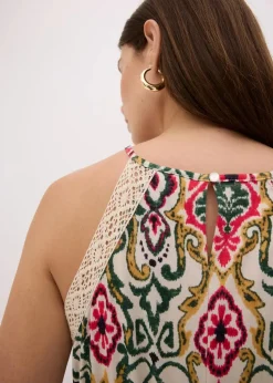 Midikleid mit Spitze