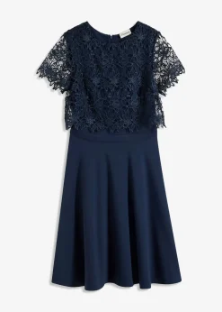 Midikleid mit Spitze