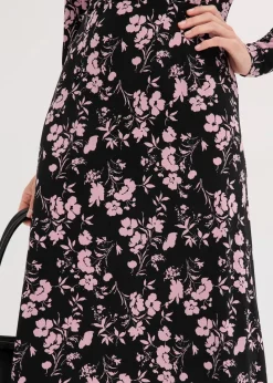 Midikleid mit Stehkragen