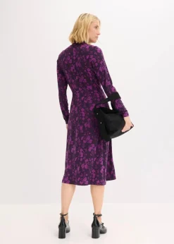 Midikleid mit Stehkragen