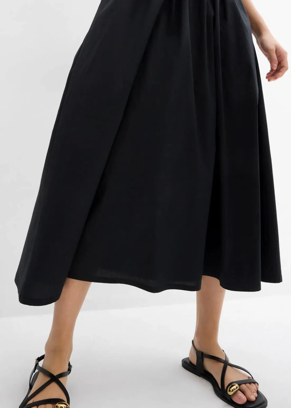 Midikleid mit Trägervariante