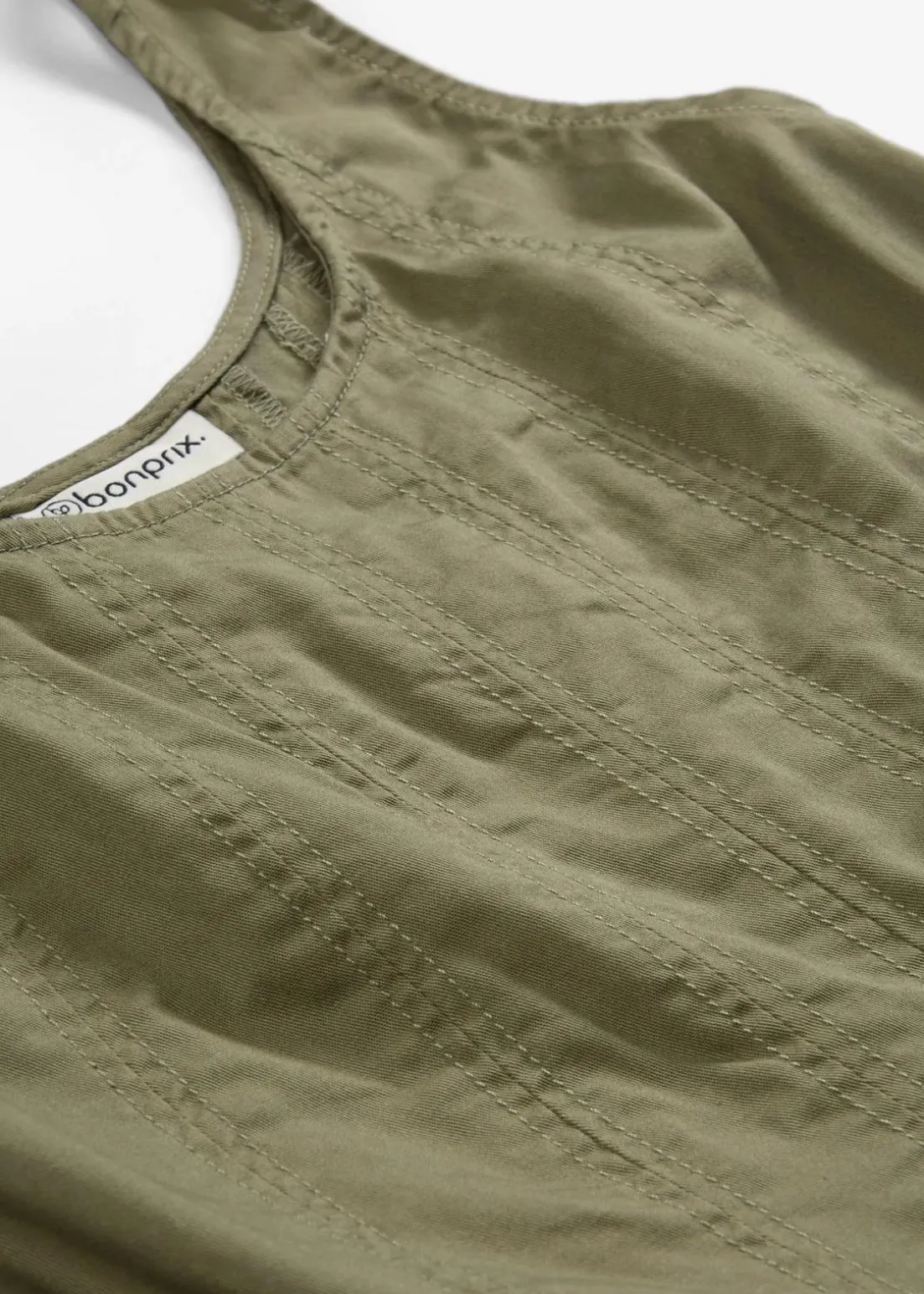 Midikleid mit vertikalen Nähten