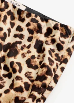 Midirock aus fließender Viskose