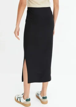 Midirock aus fließender Viskose