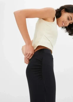 Midirock aus fließender Viskose