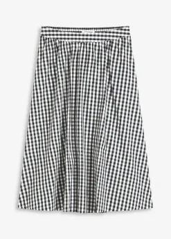 Midirock aus reiner Baumwolle