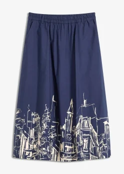 Midirock aus reiner Bio-Baumwolle