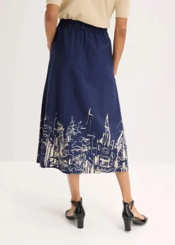 Midirock aus reiner Bio-Baumwolle