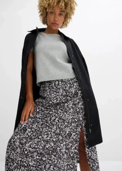 Midirock aus Viskose