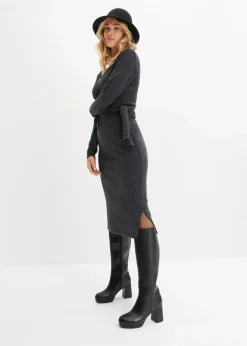 Midi-Strickkleid