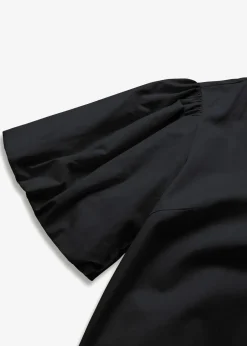 Midi-Web-Kleid aus Bio-Baumwolle