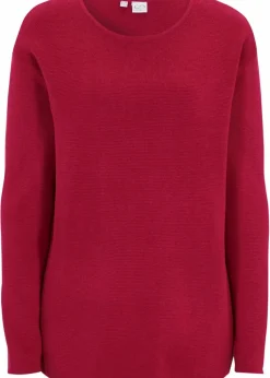 Milano Rib Pullover mit Rundhals
