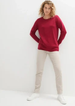 Milano Rib Pullover mit Rundhals