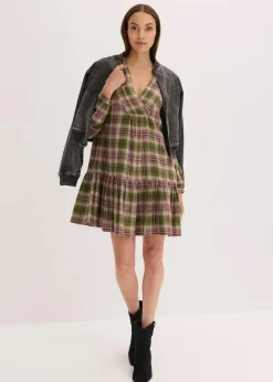 Minikleid aus Baumwoll-Mix