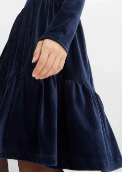 Minikleid aus elastischen Samt