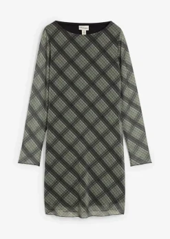 Minikleid aus feinem Mesh