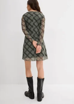 Minikleid aus feinem Mesh