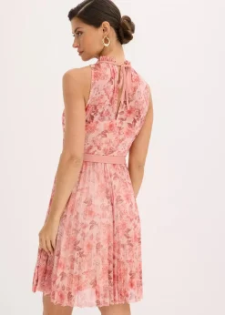 Minikleid aus feinem Tüll mit Plissee