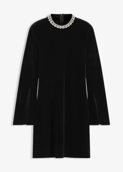 Minikleid aus fließendem Samt