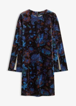 Minikleid aus fließendem Samt