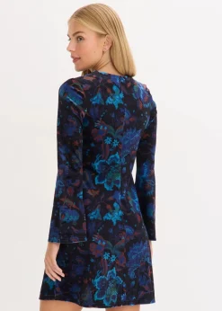 Minikleid aus fließendem Samt