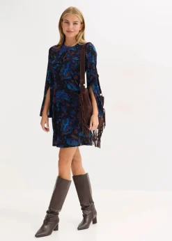 Minikleid aus fließendem Samt