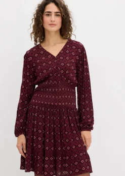 Minikleid aus fließender Viskose