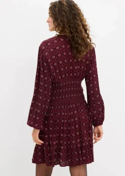 Minikleid aus fließender Viskose