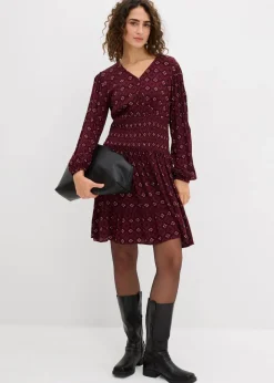 Minikleid aus fließender Viskose