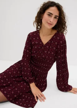 Minikleid aus fließender Viskose