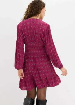 Minikleid aus fließender Viskose