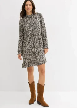 Minikleid aus fließender Viskose