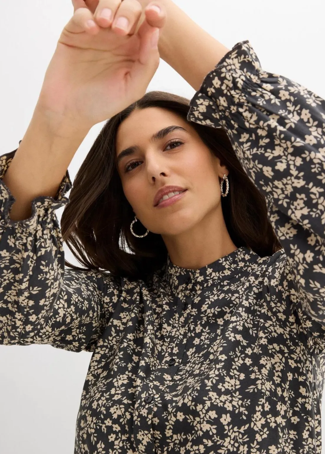 Minikleid aus fließender Viskose