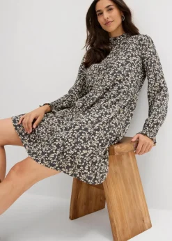 Minikleid aus fließender Viskose