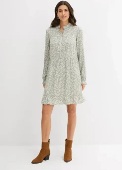 Minikleid aus fließender Viskose