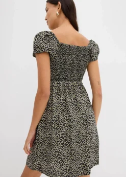 Minikleid aus fließender Viskose