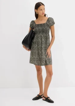 Minikleid aus fließender Viskose