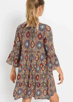 Minikleid aus fließender Viskose