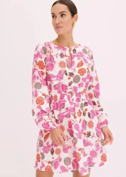 Minikleid aus Musselin