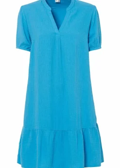 Minikleid aus Musselin