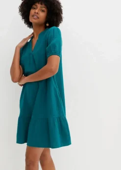 Minikleid aus Musselin