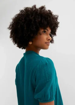 Minikleid aus Musselin