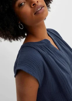 Minikleid aus reiner Baumwolle